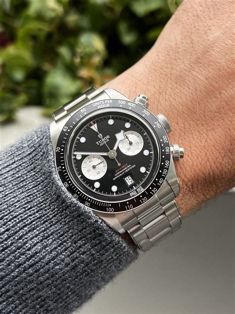 tudor black bay chrono panda.